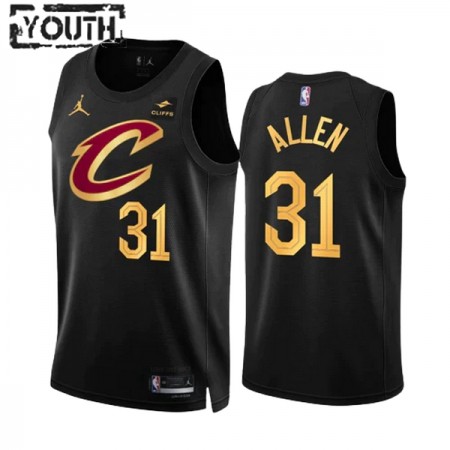 Dres Cleveland Cavaliers Jarrett Allen 31 Jordan 2022-23 Statement Edition Crno Swingman - Dječji